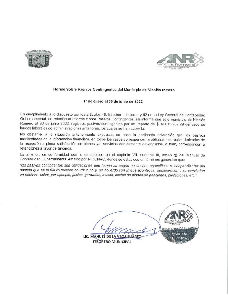 thumbnail of 15. Informe sobre Pasivos Contingentes