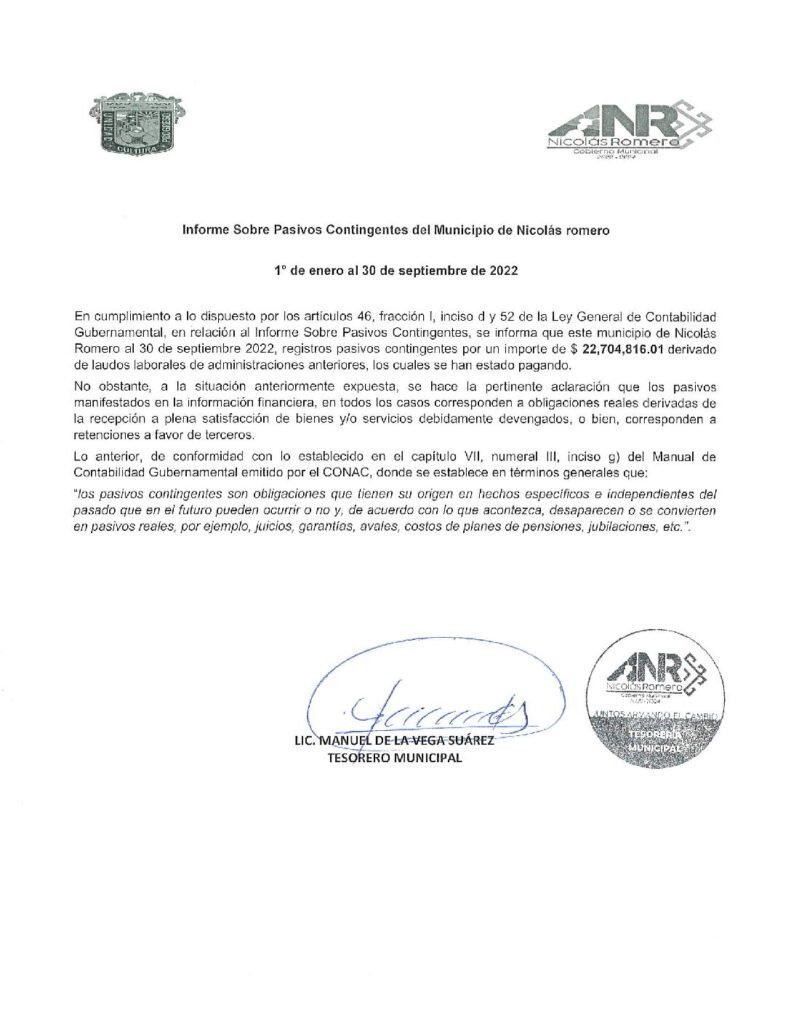 thumbnail of 23. Informe sobre Pasivos Contingentes