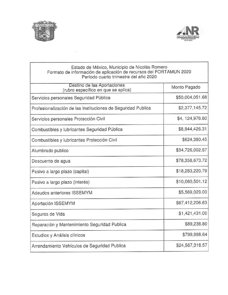 thumbnail of Formato de Aplicación de Recursos del FORTAMUN