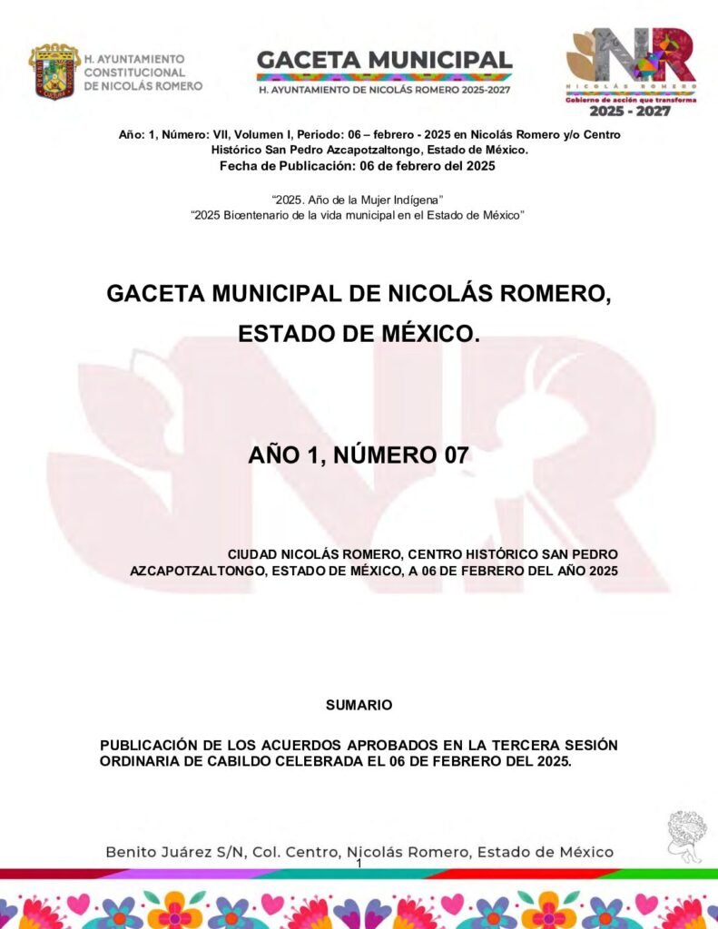 thumbnail of GACETA 07_06febrero2025