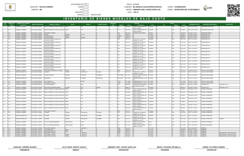 thumbnail of Norma que estable la estructura de publicación del inventario 3.