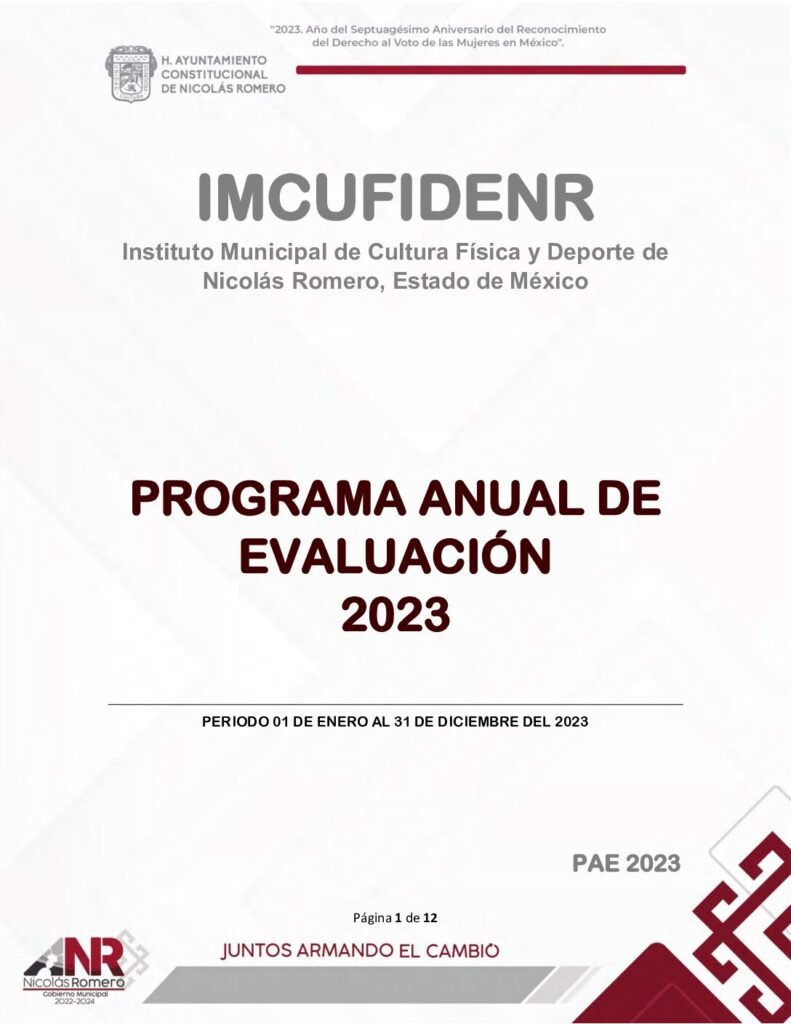 thumbnail of PROGRAMA ANUAL DE EVALUACIÓN (PAE-2023)