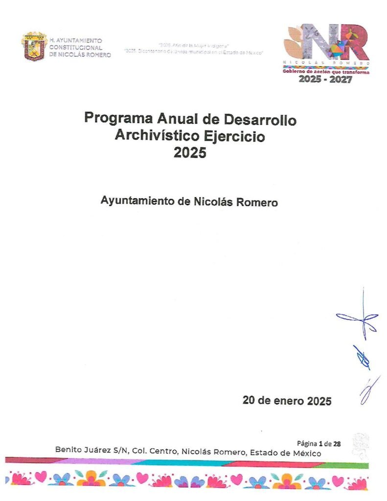 thumbnail of Programa Anual de Desarrollo Archivistico Ejercicio 2025