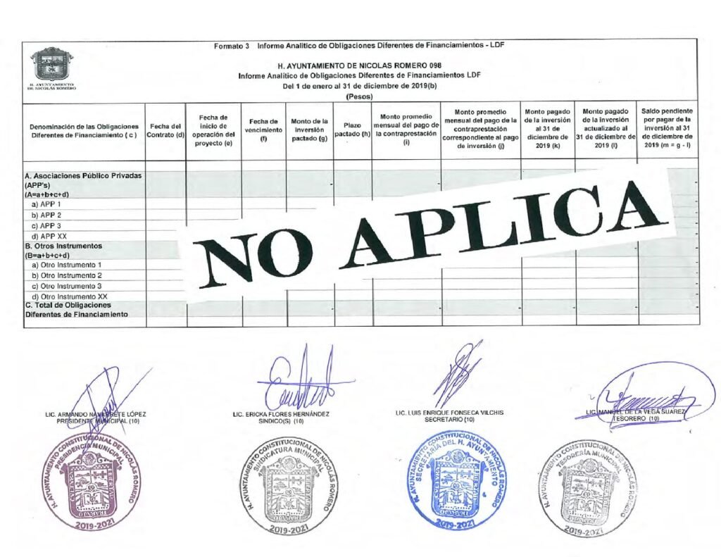 thumbnail of 12. Informe Analítico de Oblig Diferentes de Financiamientos