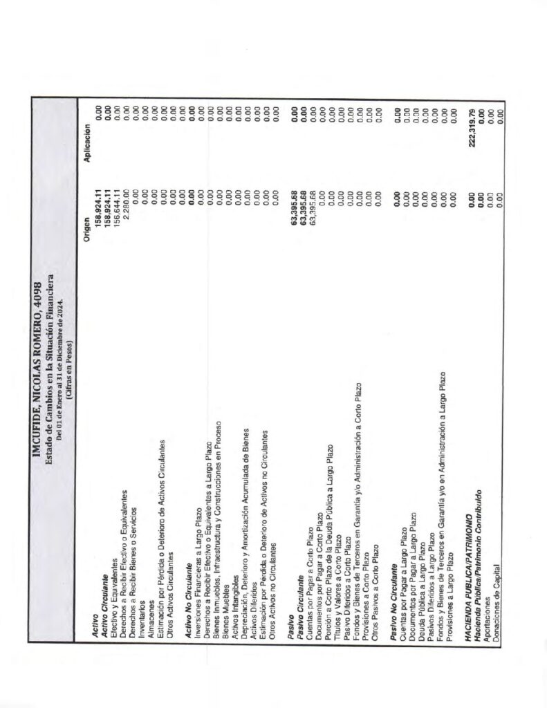 thumbnail of Estado de Cambios en la Situacion Financiera