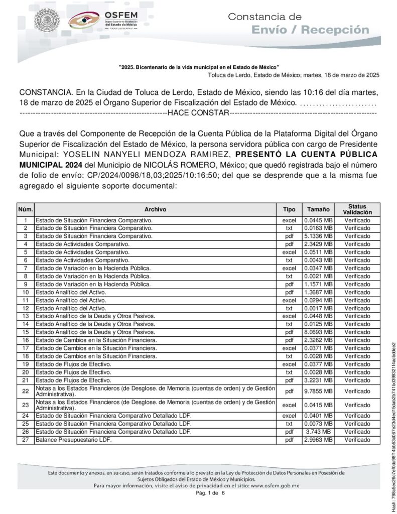 thumbnail of ACUSE DE RECIBO DEL OSFEM DE LA CUENTA PÚBLICA 2024