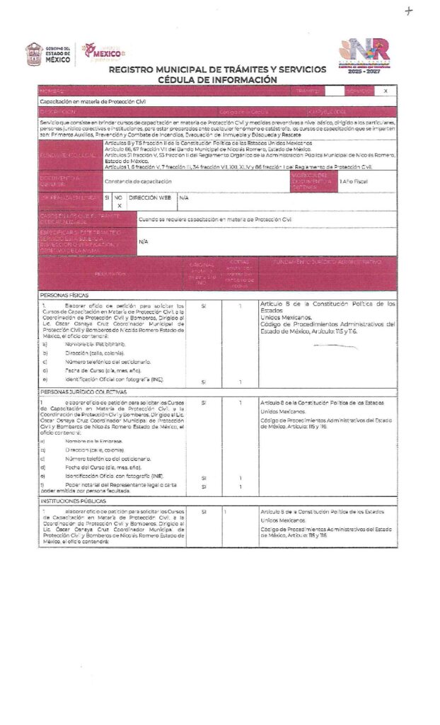 thumbnail of NR-CMPyB-001-25 Capacitación en materia de Protección Civil