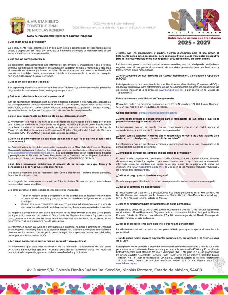 thumbnail of Asuntos Indígenas