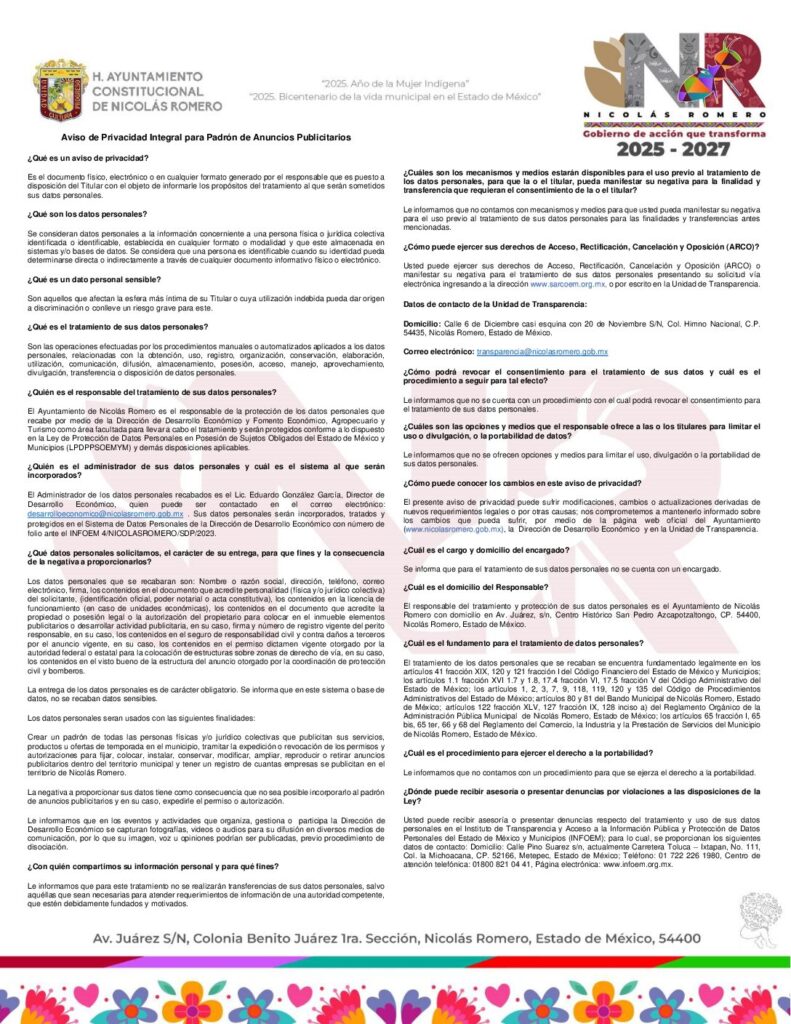 thumbnail of Padrón de anuncios publicitarios