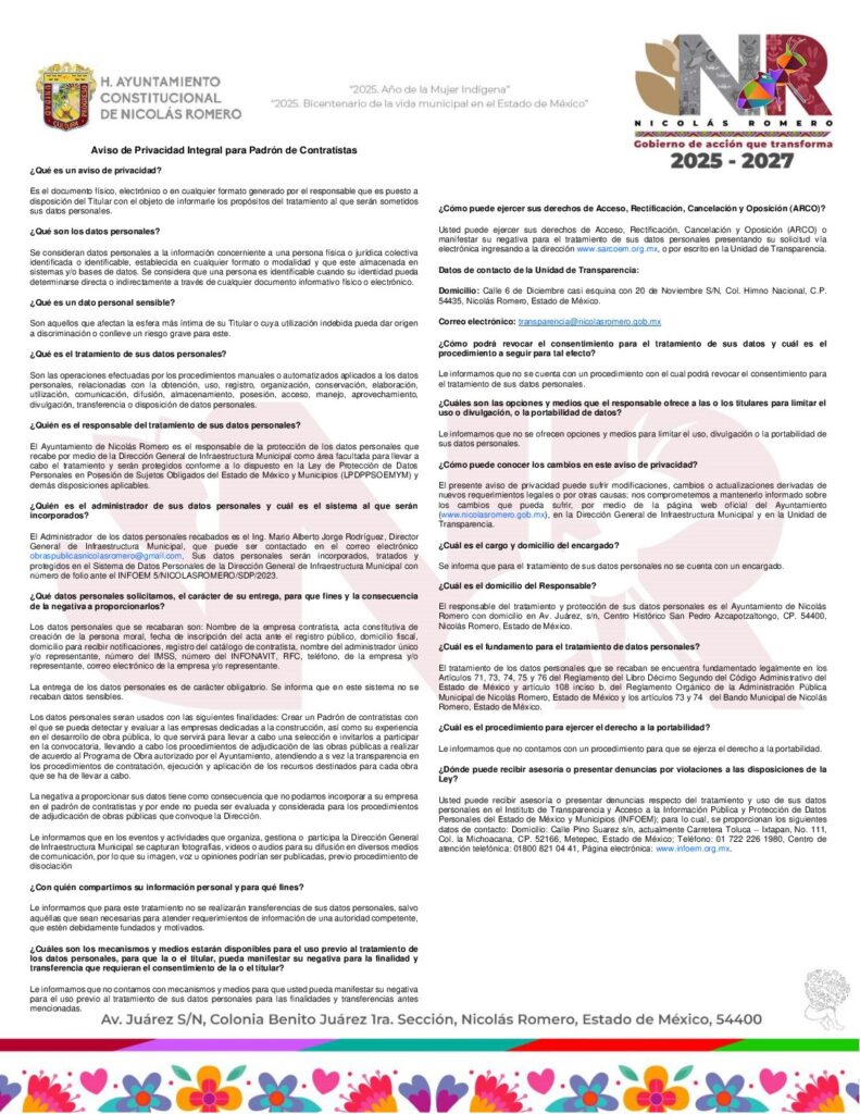 thumbnail of Padrón de contratistas