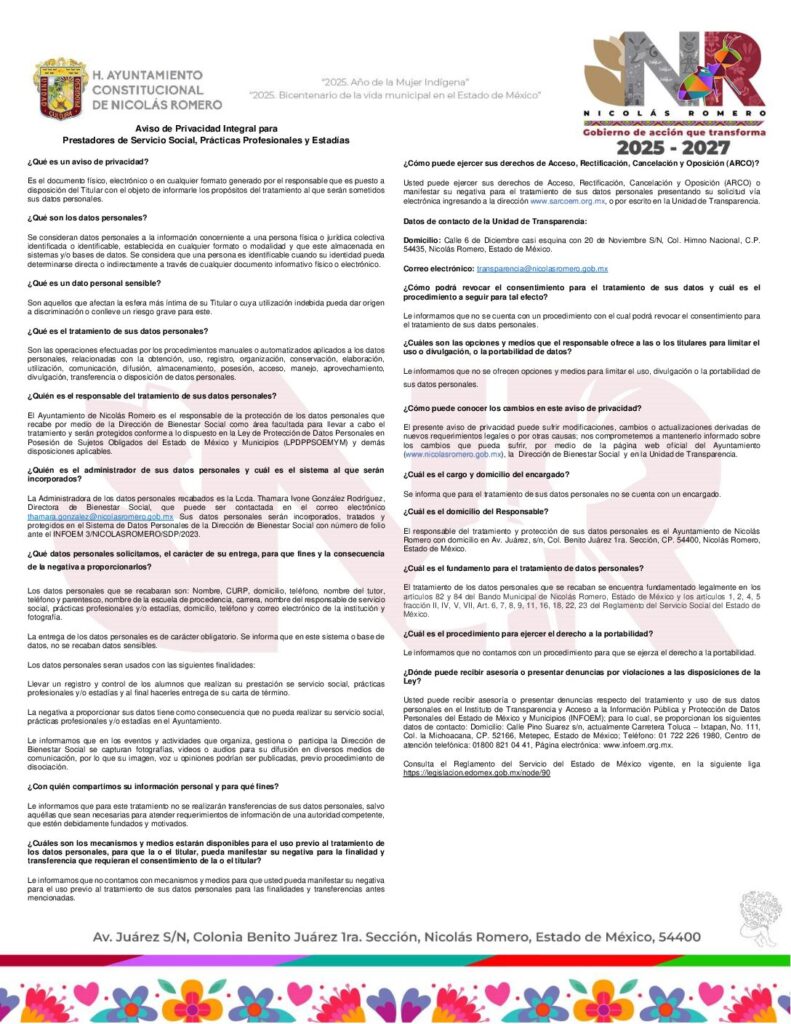 thumbnail of Prestadores de Servicio Social, Prácticas Profesionales y Estadías