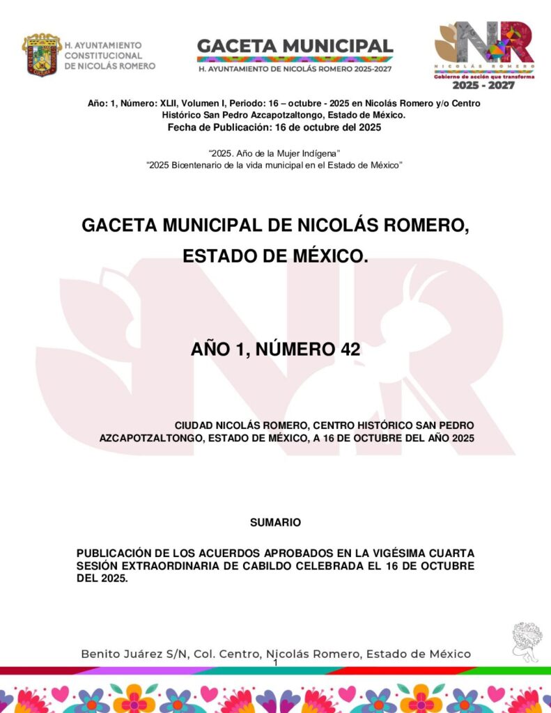 thumbnail of GACETA 42_16octubre2025