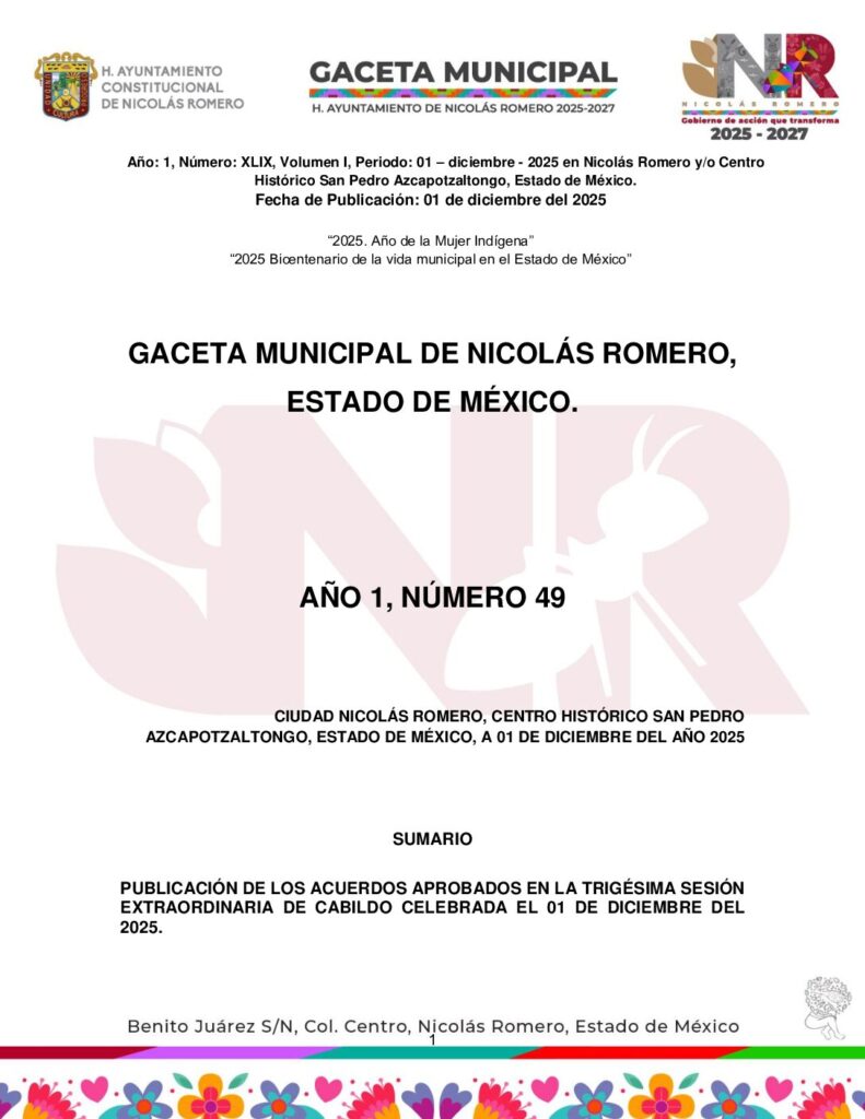 thumbnail of GACETA 49_01diciembre2025