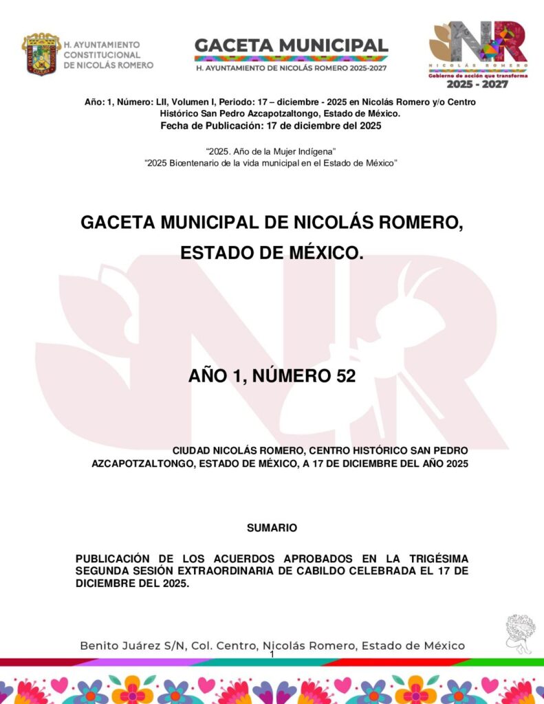 thumbnail of GACETA 52_17diciembre2025