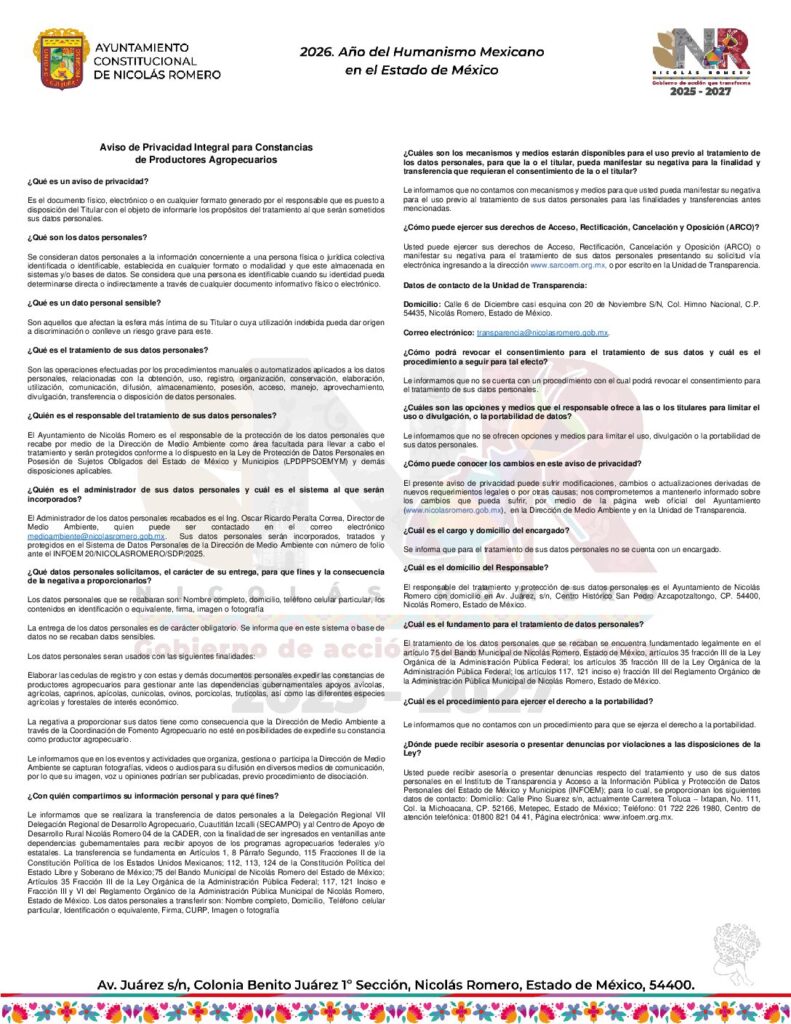 thumbnail of Constancias de Productores Agropecuarios