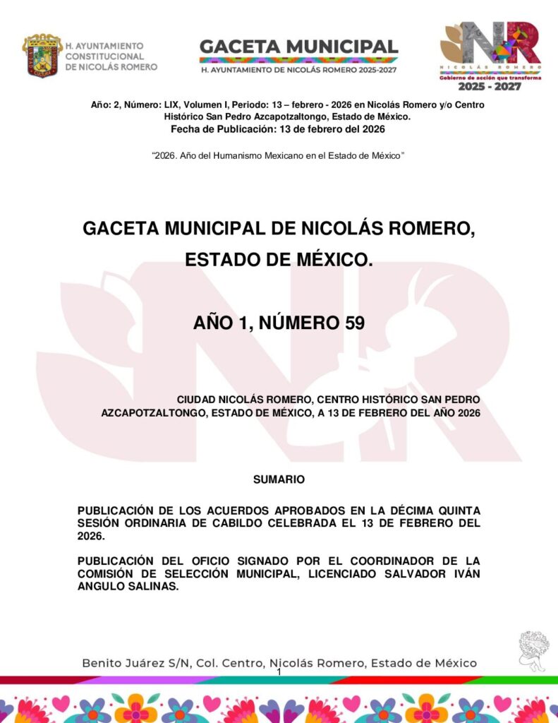 thumbnail of GACETA 59_13febrero2026