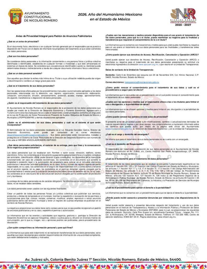 thumbnail of Padrón de anuncios publicitarios