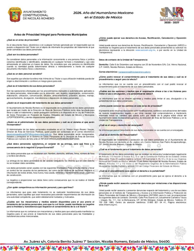 thumbnail of Panteones municipales