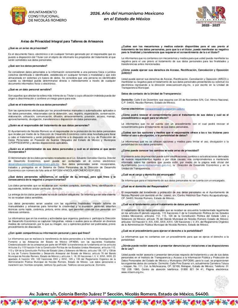 thumbnail of Talleres de Artesanos