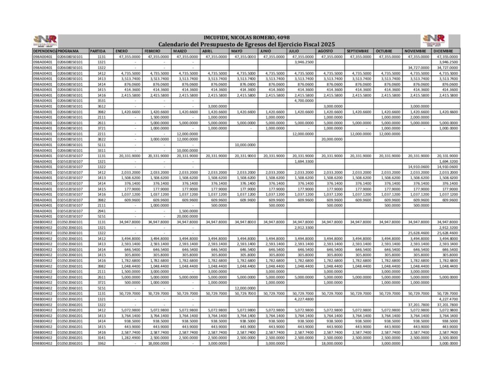 thumbnail of CALENDARIO DE EGRESOS