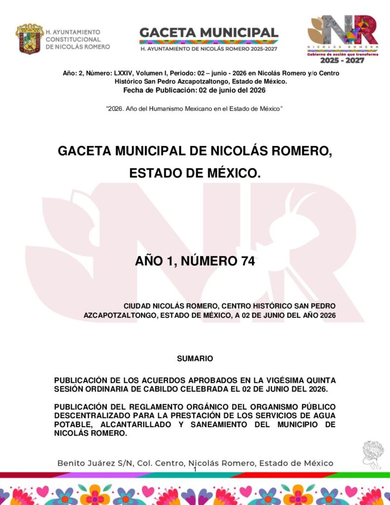 thumbnail of GACETA 74_02junio2026