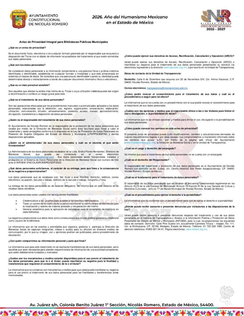 thumbnail of Bibliotecas Públicas Municipales