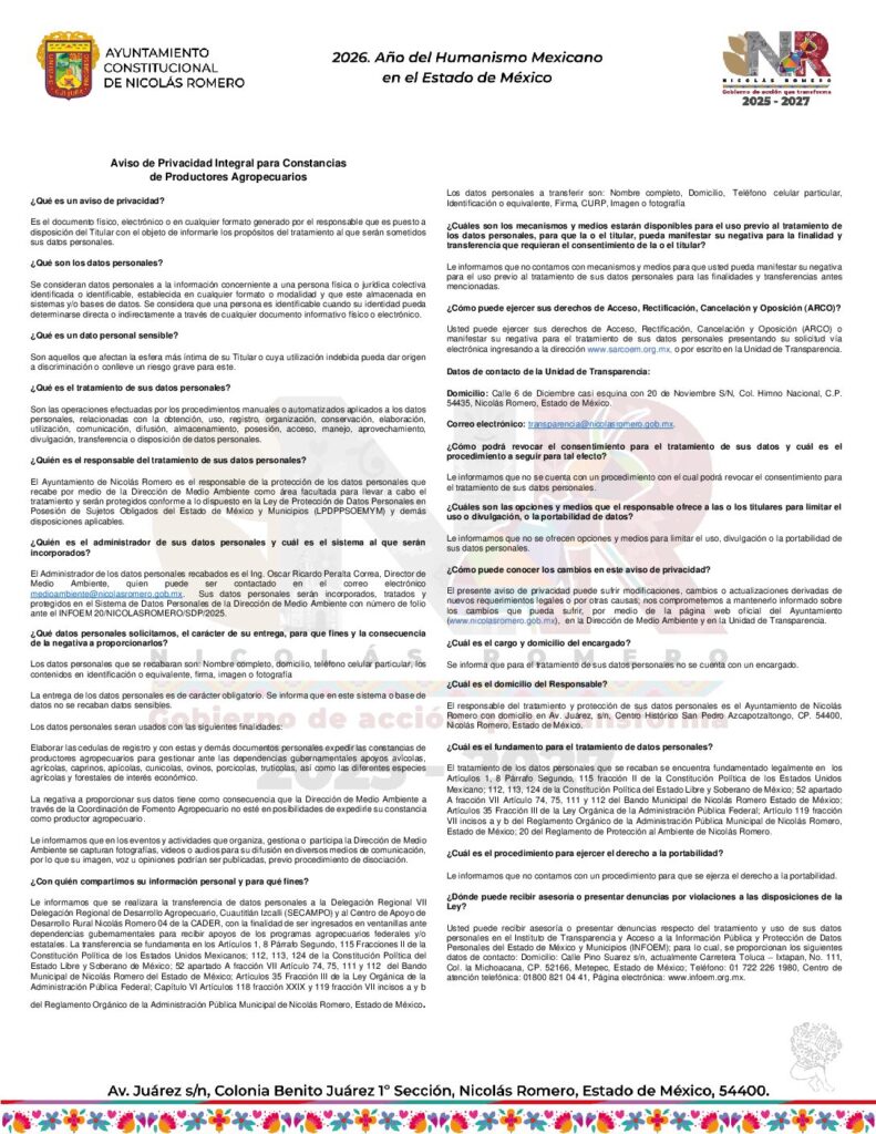 thumbnail of Constancias de Productores Agropecuarios