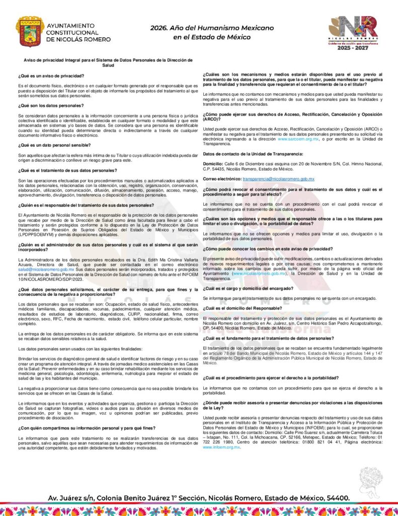 thumbnail of Dirección de Salud