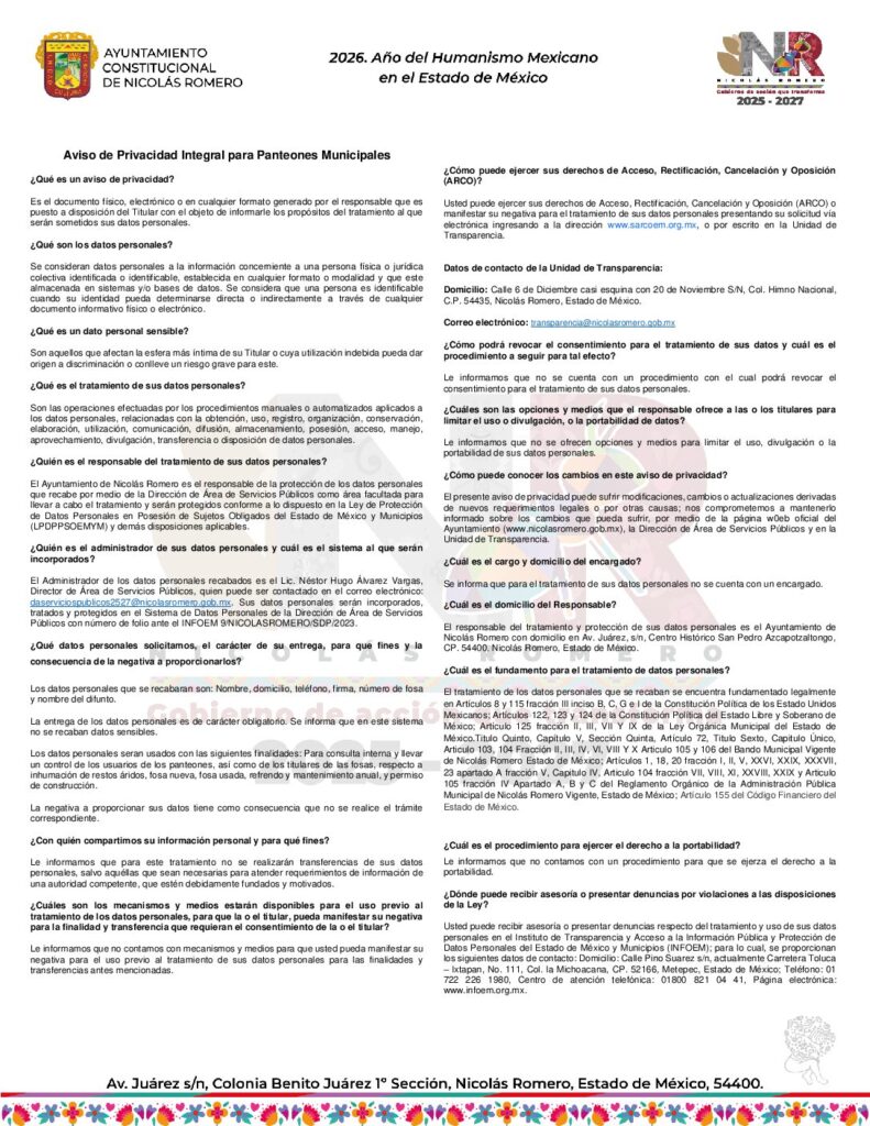 thumbnail of Panteones municipales
