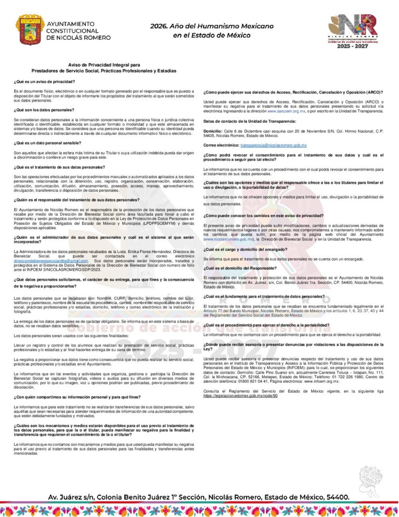 thumbnail of Prestadores de Servicio Social, Prácticas Profesionales y Estadías