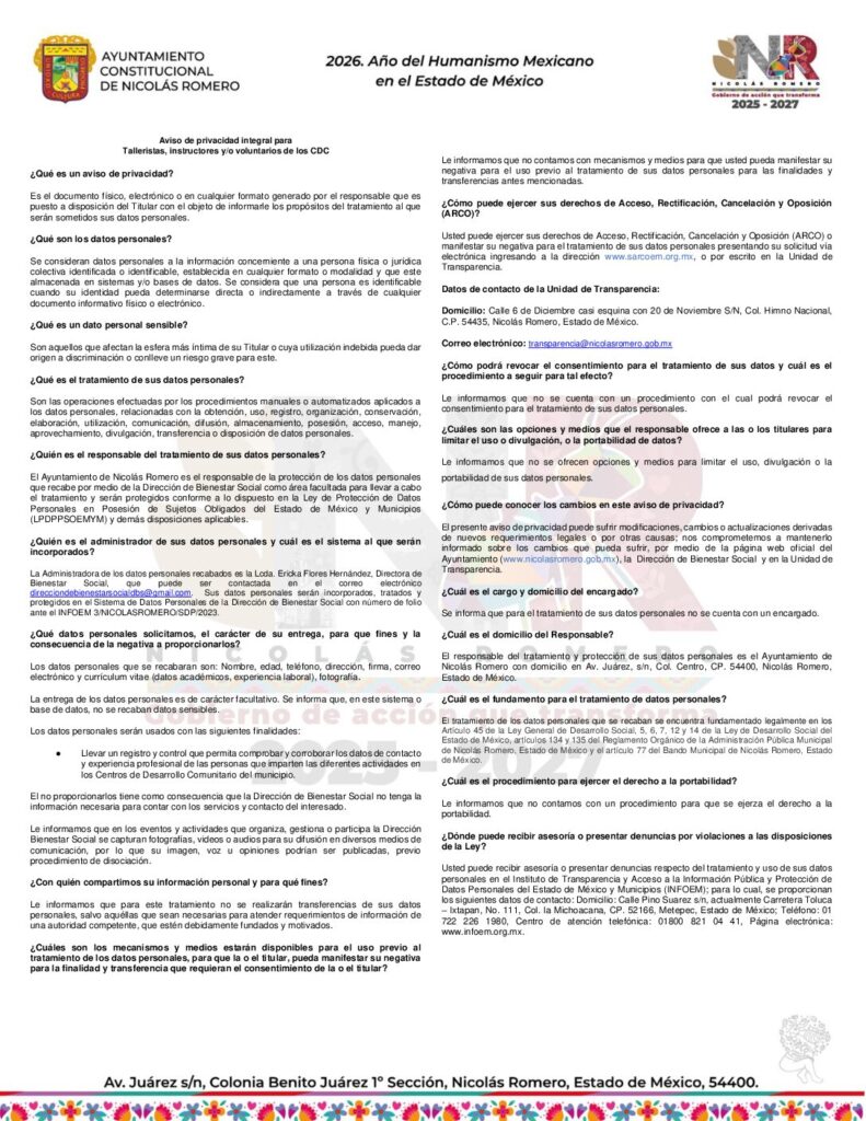 thumbnail of Talleristas, instructores yo voluntarios de los CDC